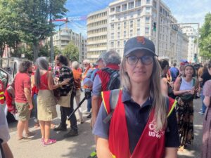 Maud Millier, secrétaire générale adjointe à la CGT 69 attend que mardi son syndicat se positionne sur un vote.