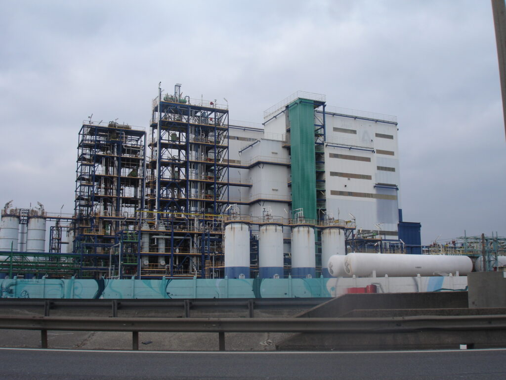 L'usine Arkema sur le site industriel de Pierre-Bénite
